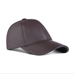 Genuine Leather Sports Cap